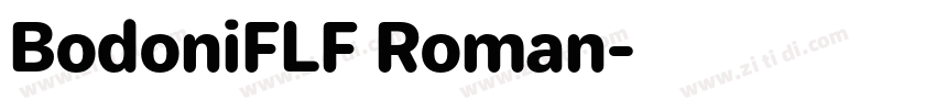 BodoniFLF Roman字体转换
